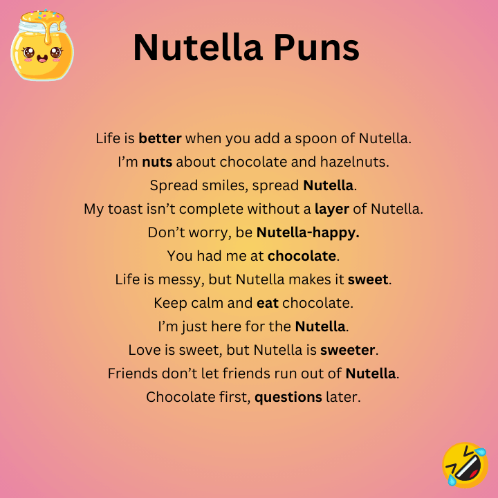 Funny Nutella Puns