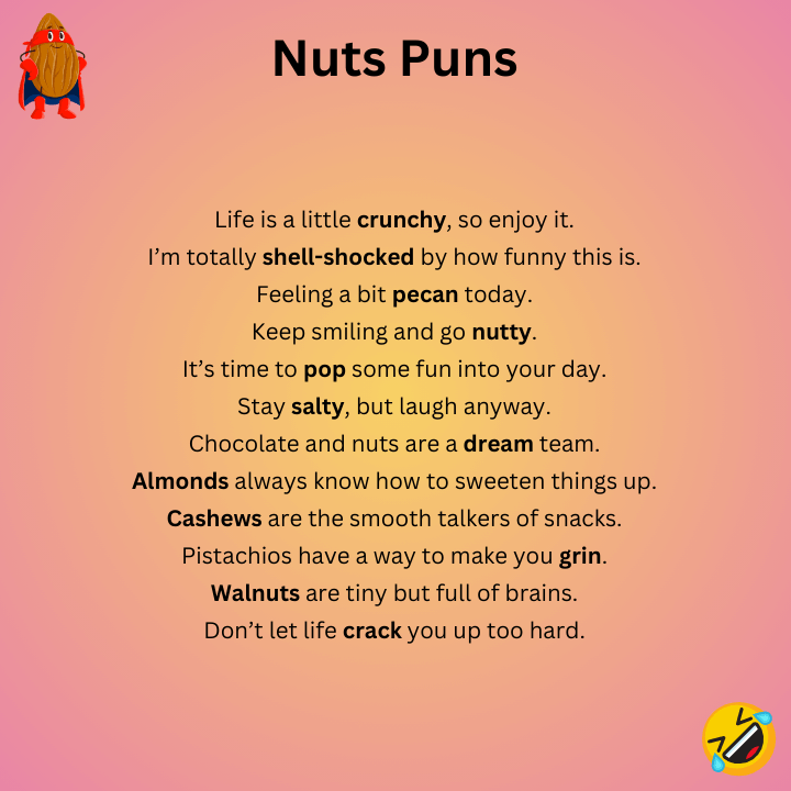 Funny Nuts Puns 