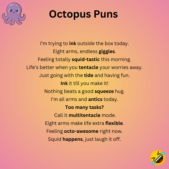 Funny Octopus Puns