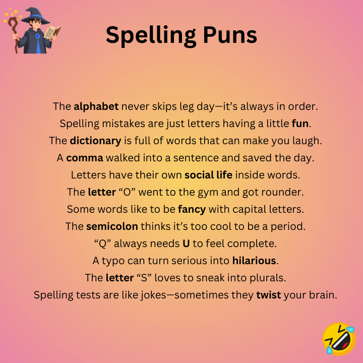 Funny Spelling Puns