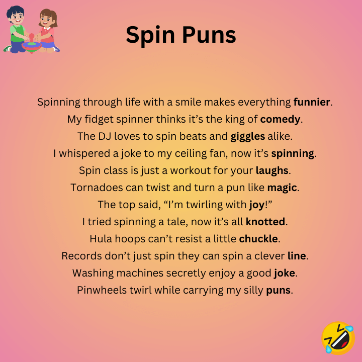 Funny Spin Puns