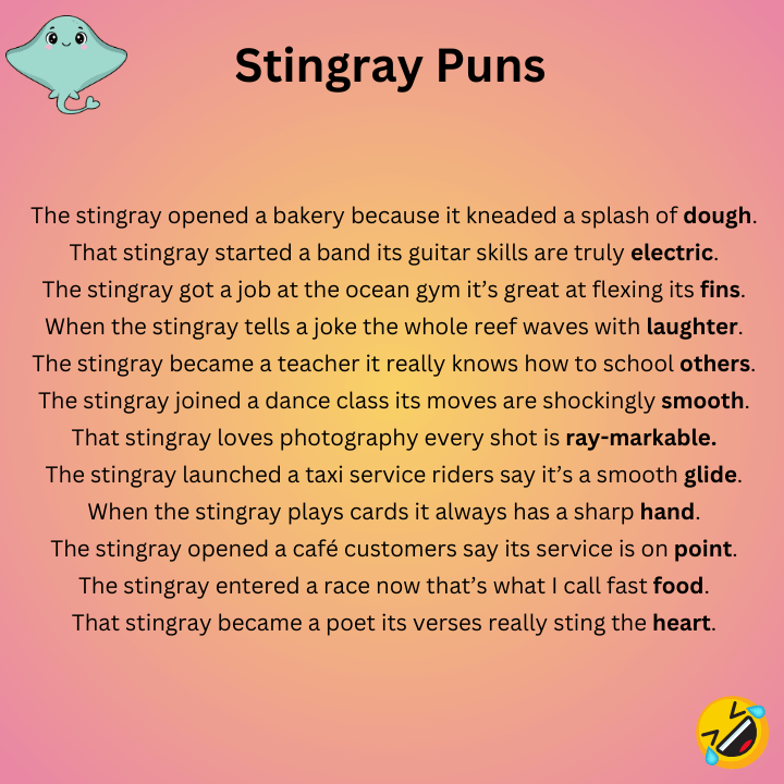 Funny Stingray Puns
