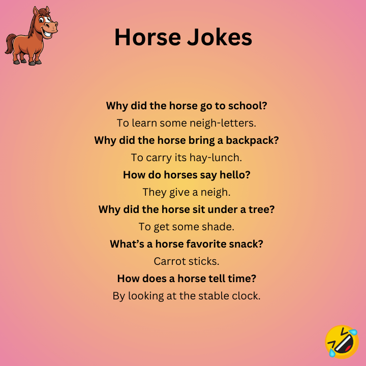 Horse Jokes for Kids