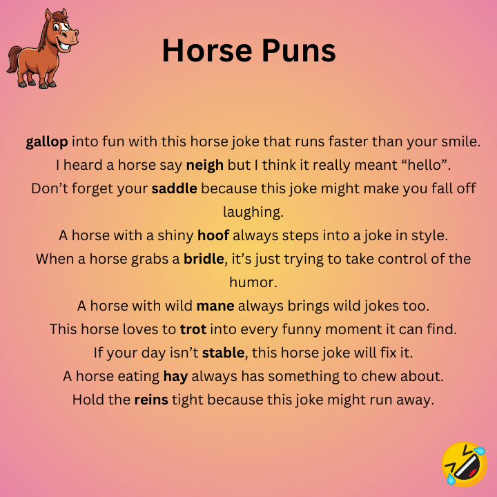 Horse Puns