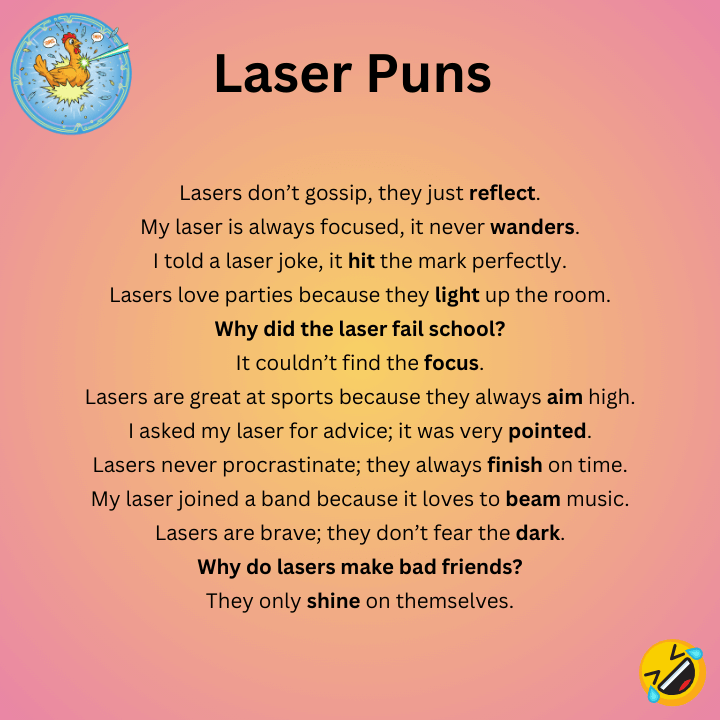 Laser Puns One-Liners