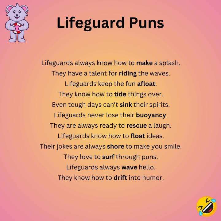 Lifeguard Puns One-Liners