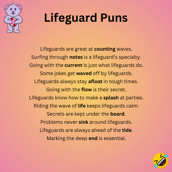 Lifeguard Puns