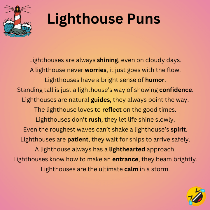 Lighthouse Puns