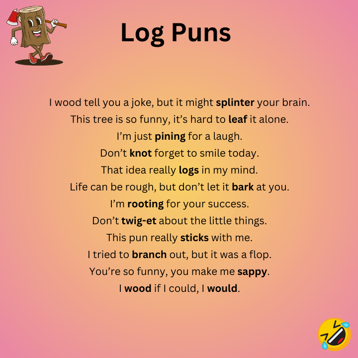 Log Puns One-Liners
