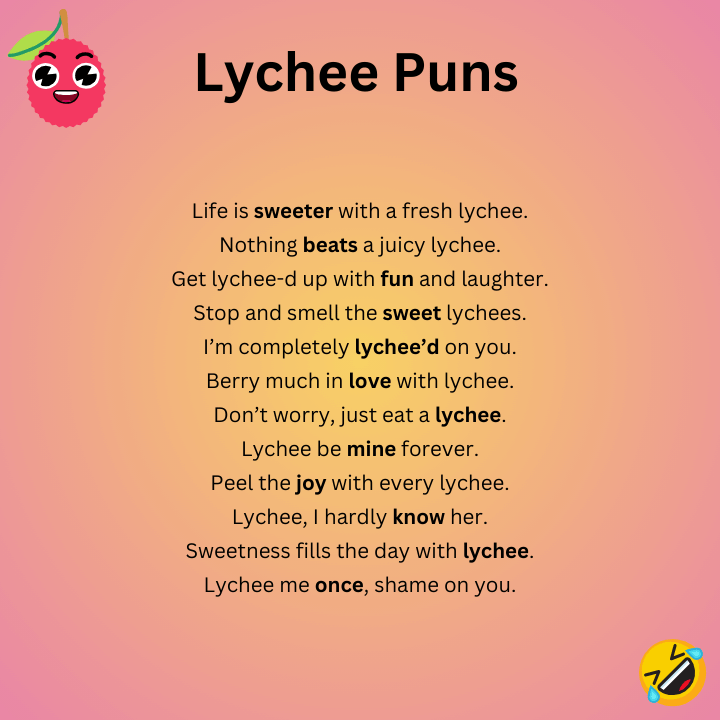 Lychee Puns One-LinersÂ