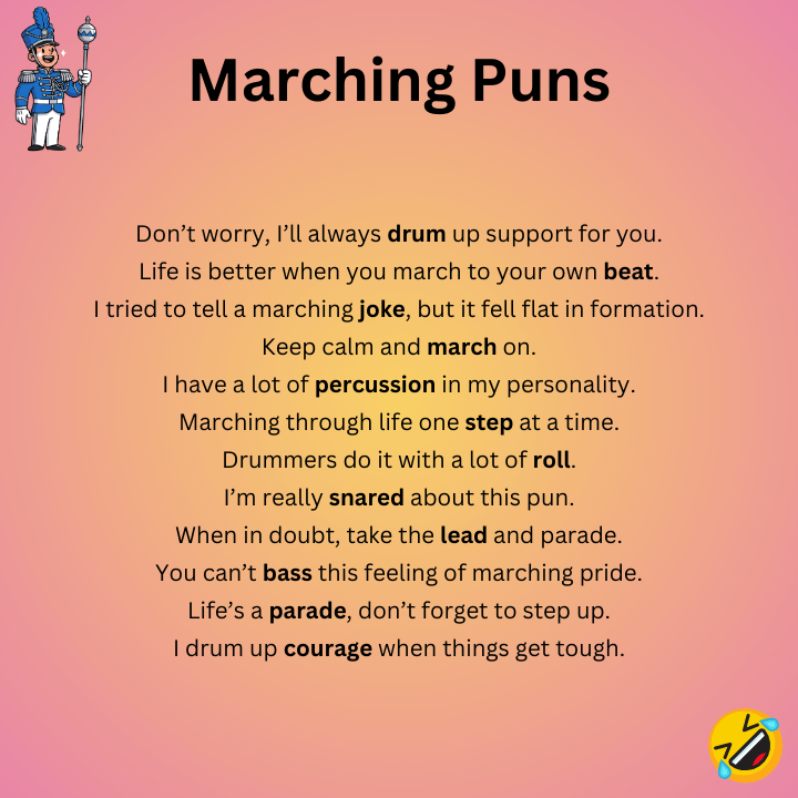 Marching Puns