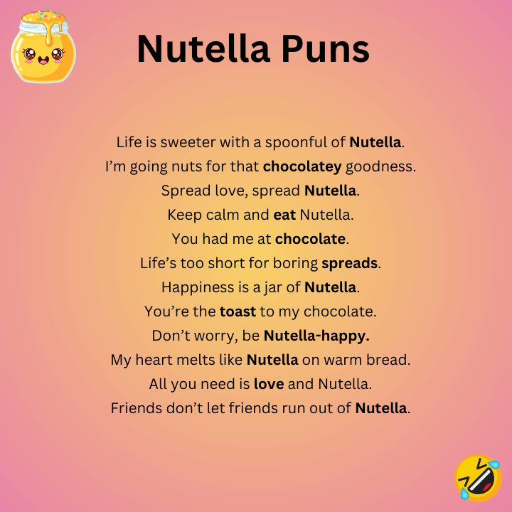 Nutella One-Liner Puns