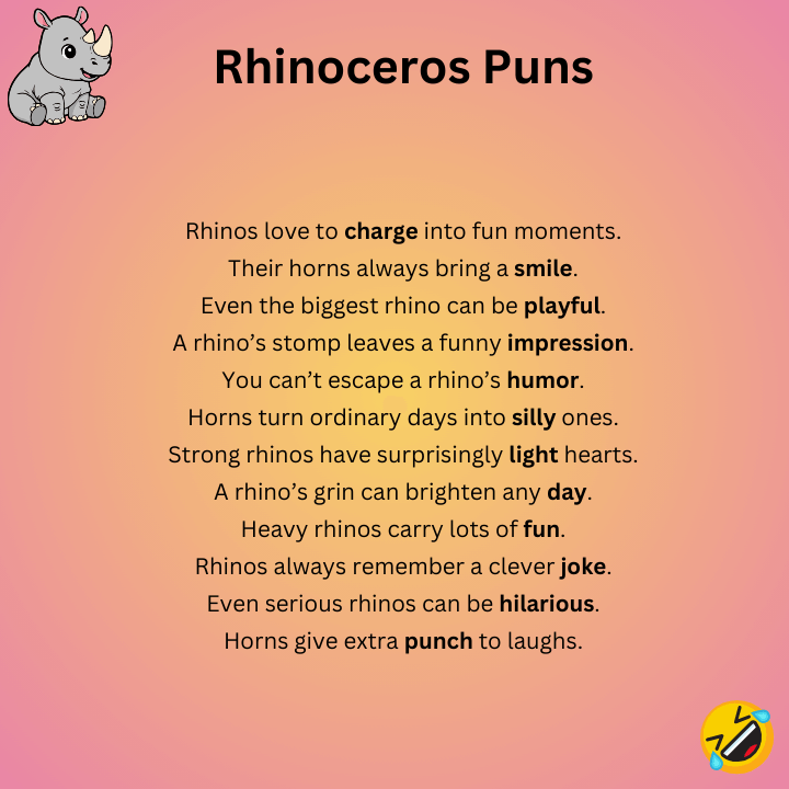 Rhinoceros Puns One-Liners