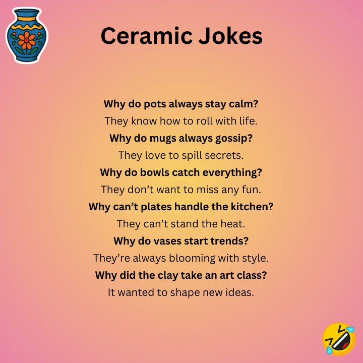 Short Ceramic Jokes