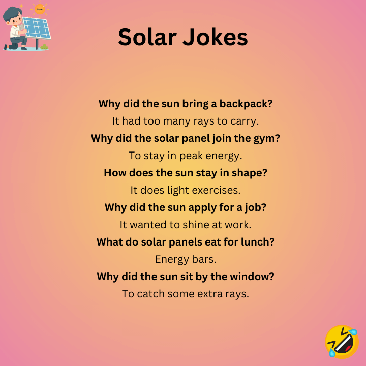 Short Solar Jokes