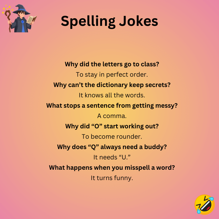 Short Spelling Jokes
