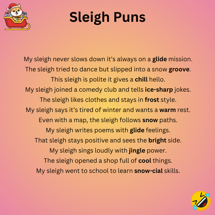 Sleigh Puns One-Liners