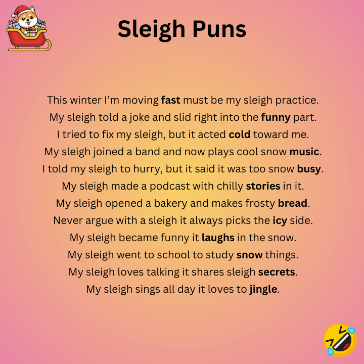 Sleigh Puns