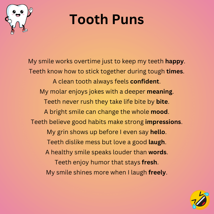 Tooth Puns One-Liners