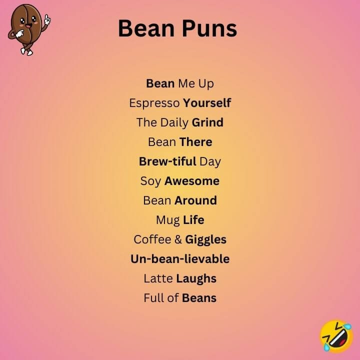 Bean Pun Names