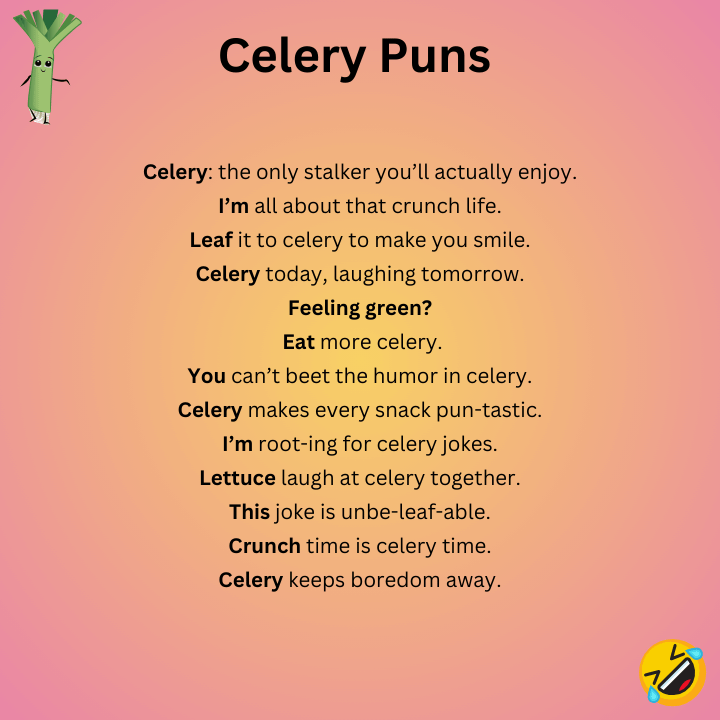 Celery One-Liner Puns
