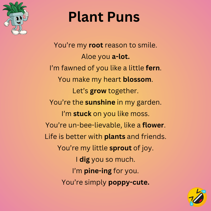 Cute Plant Puns 