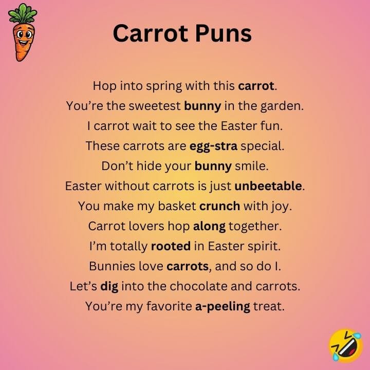 Easter Carrot Puns