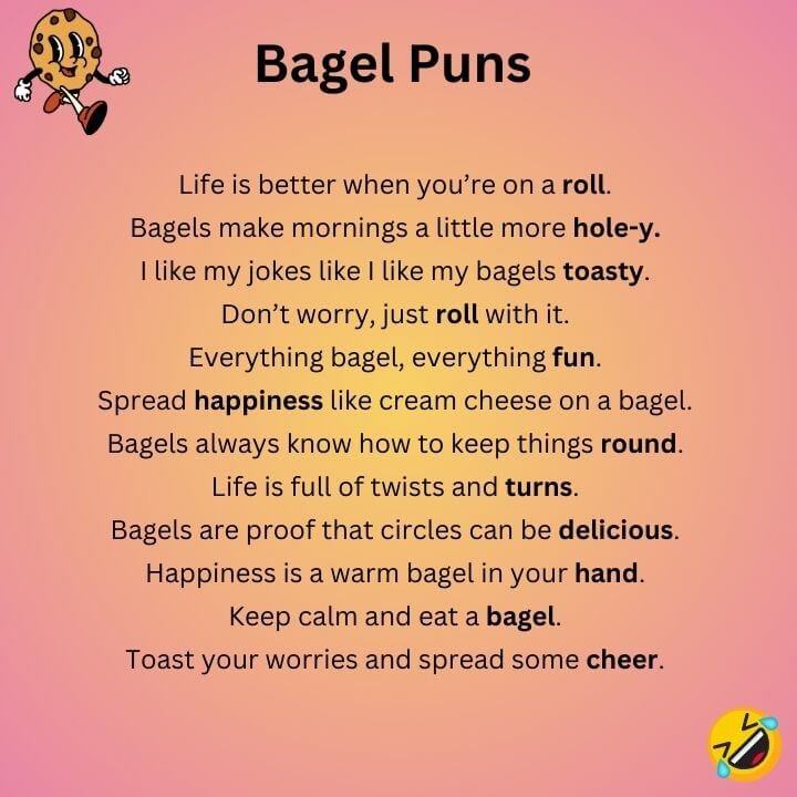 Funny Bagel Puns 