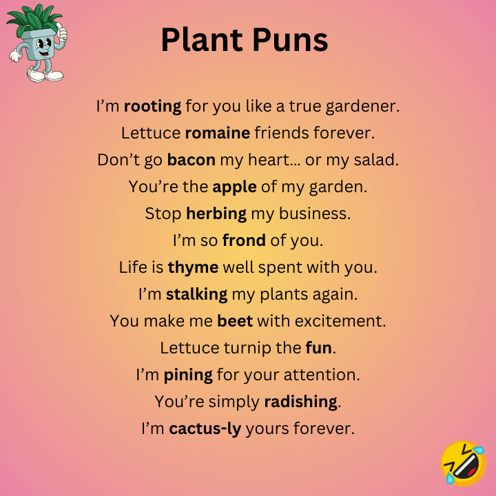 Funny Plant Puns 