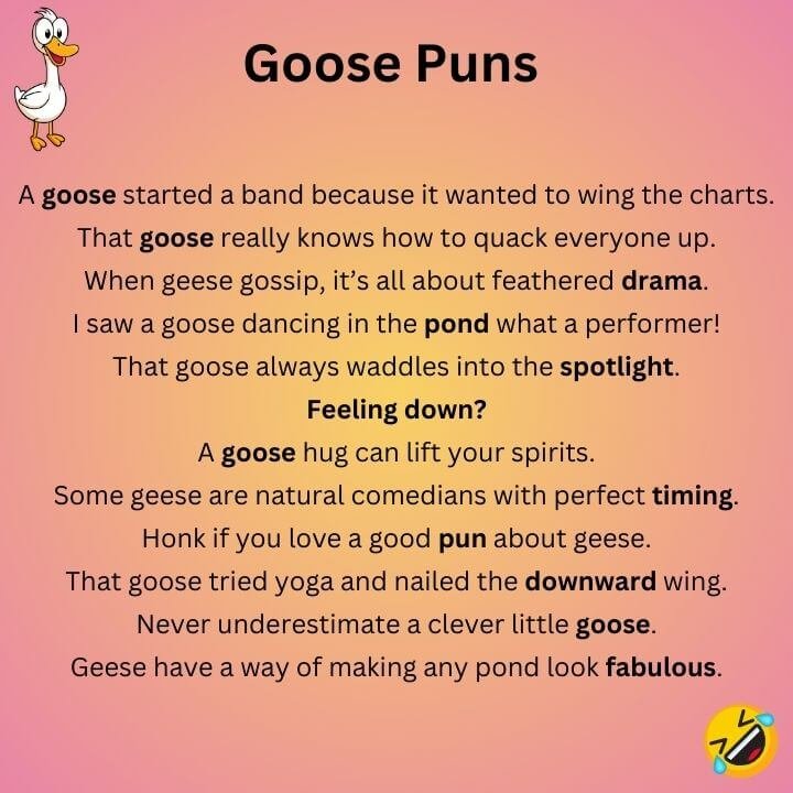 Goose Puns
