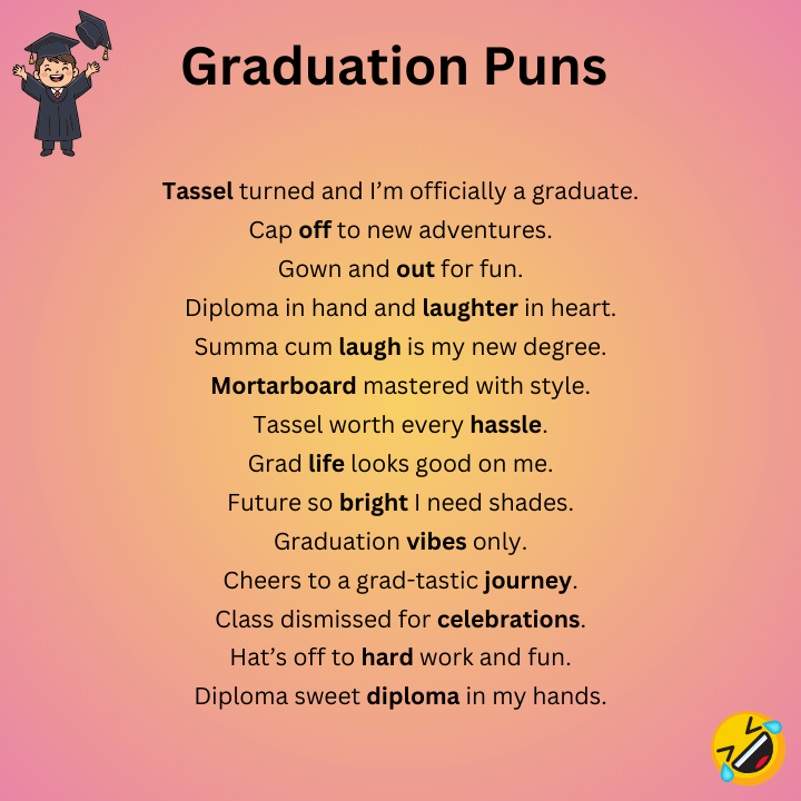 Graduation Puns