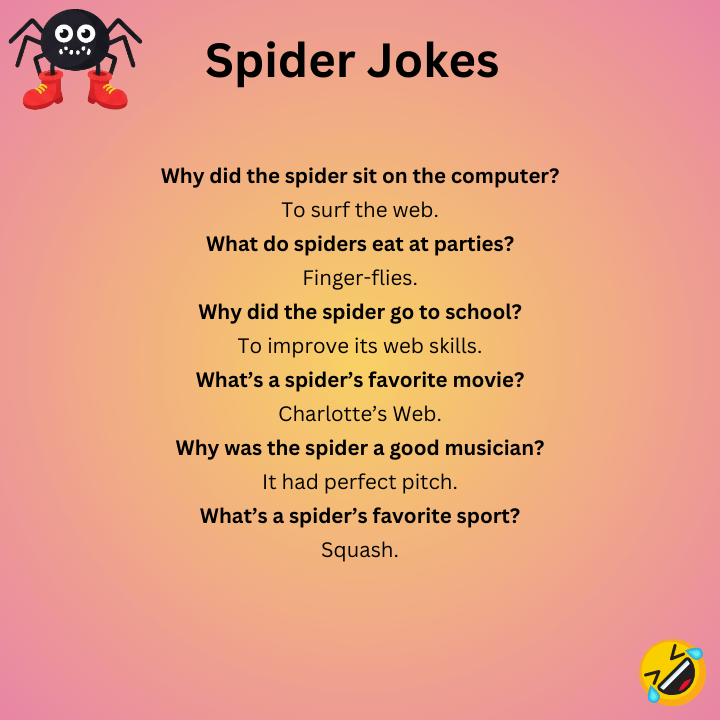 Short Spider Jokes