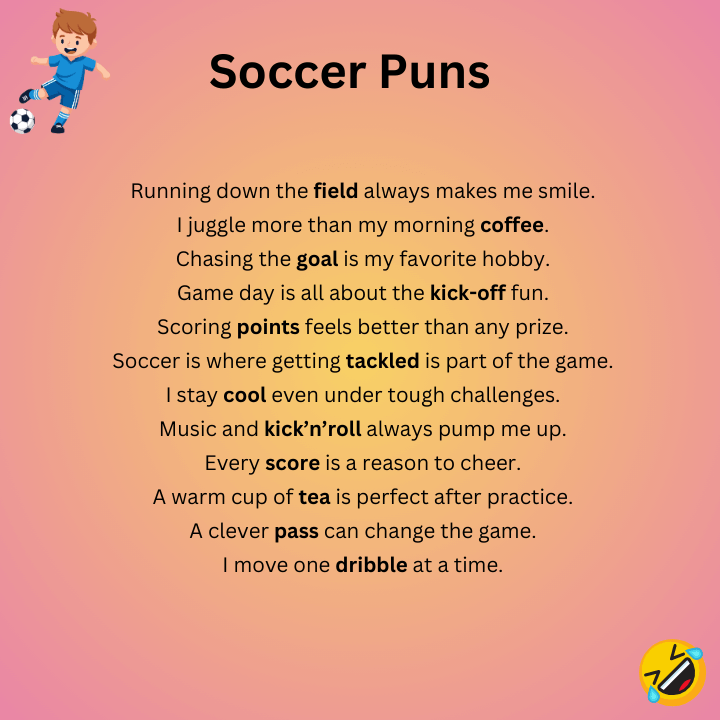 Soccer Puns One-Liners