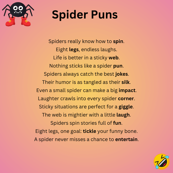 Spider Puns One-Liners