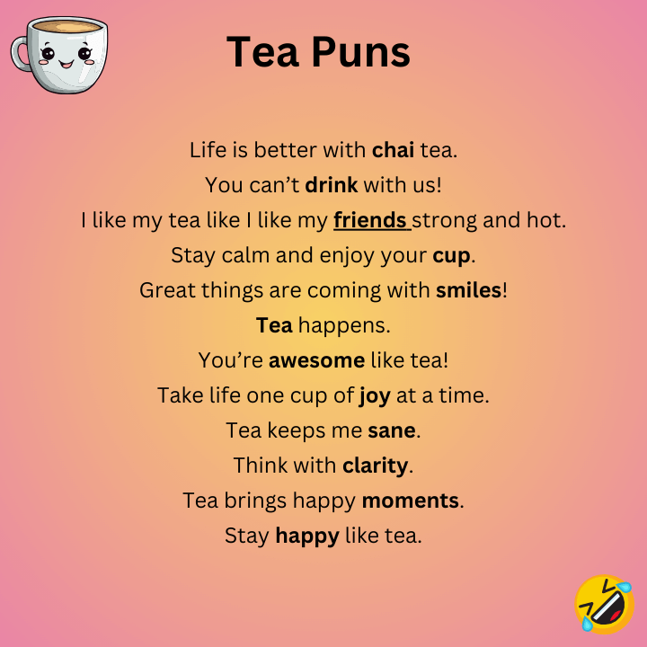 Tea Puns