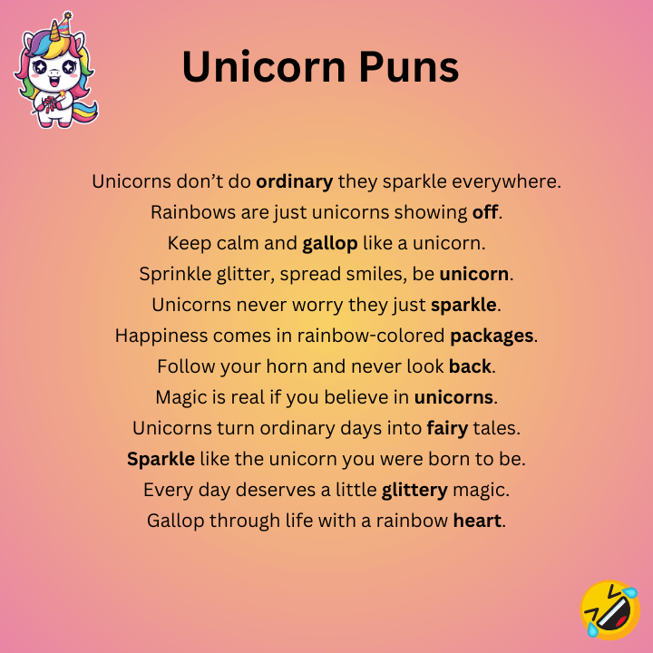 Unicorn One-Liner Puns