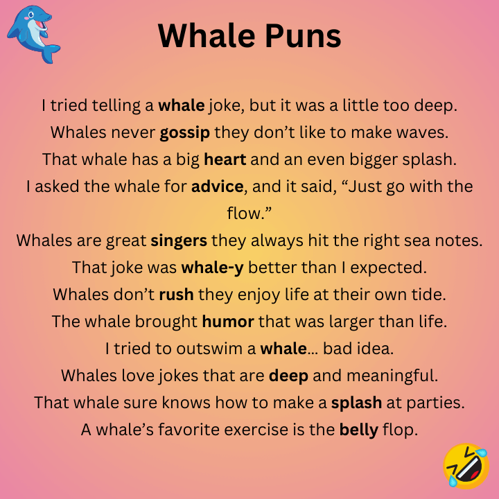 Whale Puns