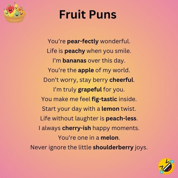 Best Fruit Puns 