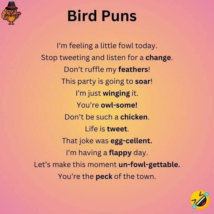 Bird Puns 