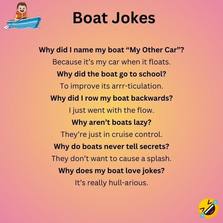 Boat Dad Jokes