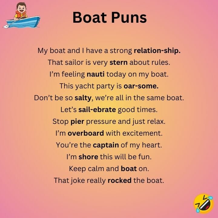 Boat Puns 