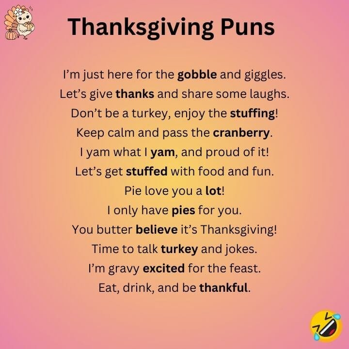 Clever Thanksgiving Puns