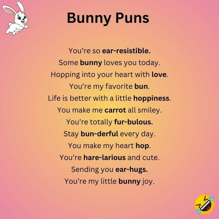 Cute Bunny Puns 