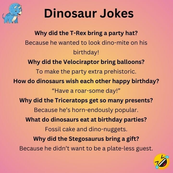Dinosaur Birthday Jokes
