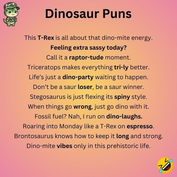 Dinosaur Puns 