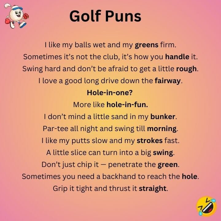 Dirty Golf Puns