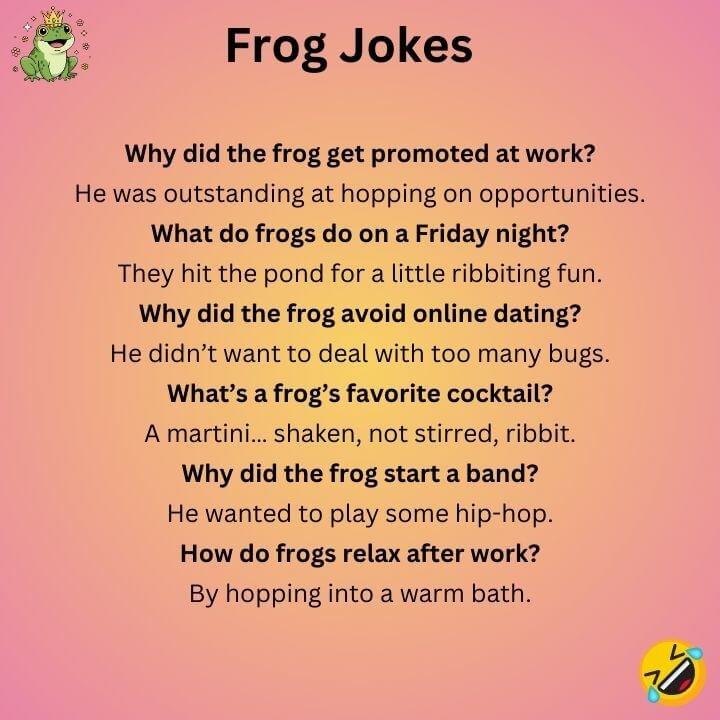 Frog Jokes for Adults