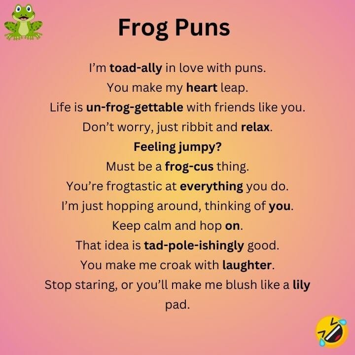 Frog Puns 