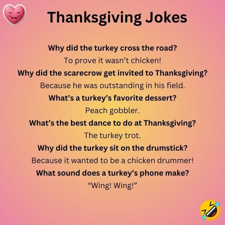 Funny Thanksgiving Jokes 