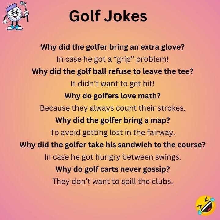 Golf Jokes Presant